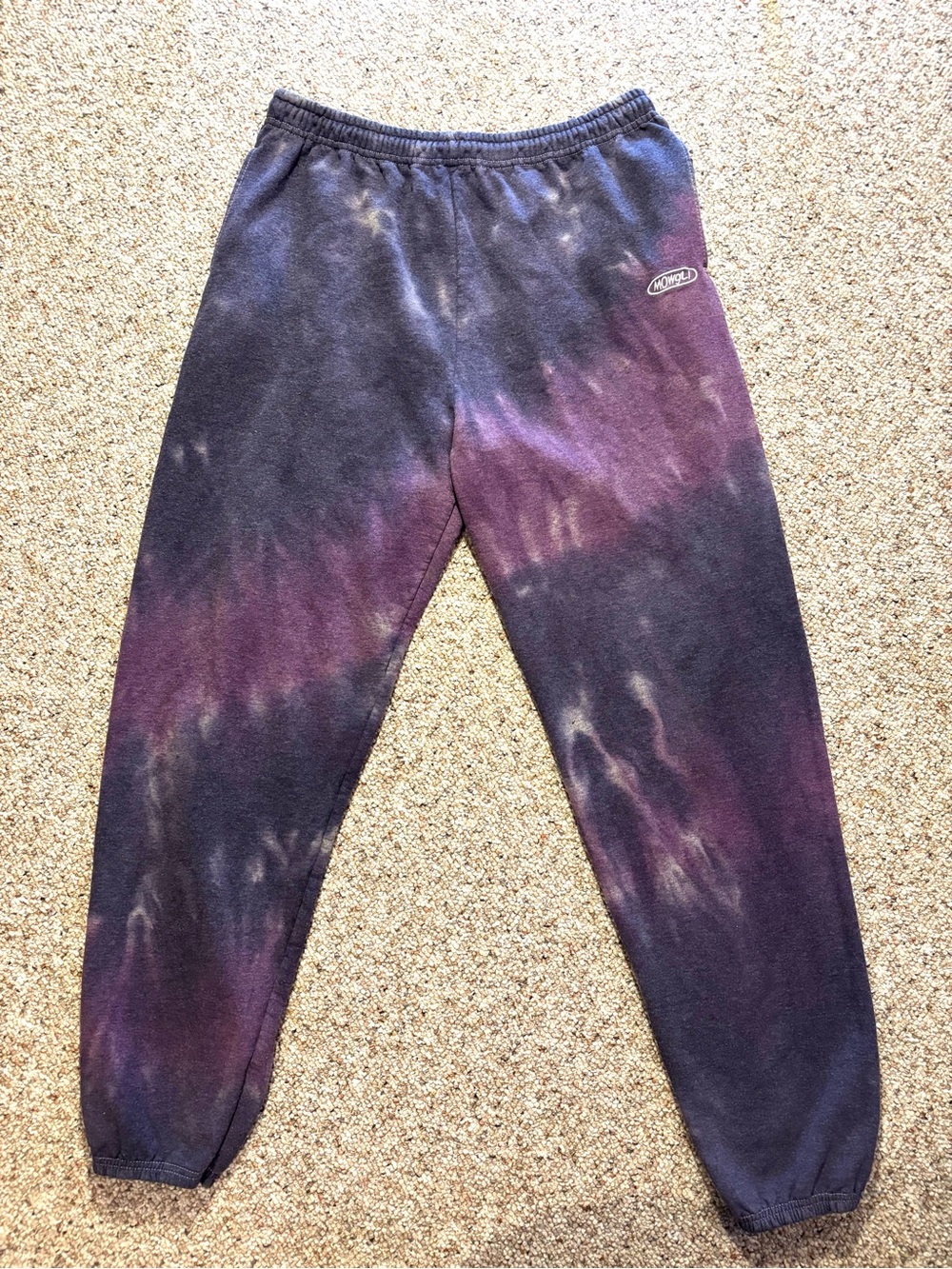 Urban Outfitters x Mowbli Tie-Dye Purple & Black Sweatpants